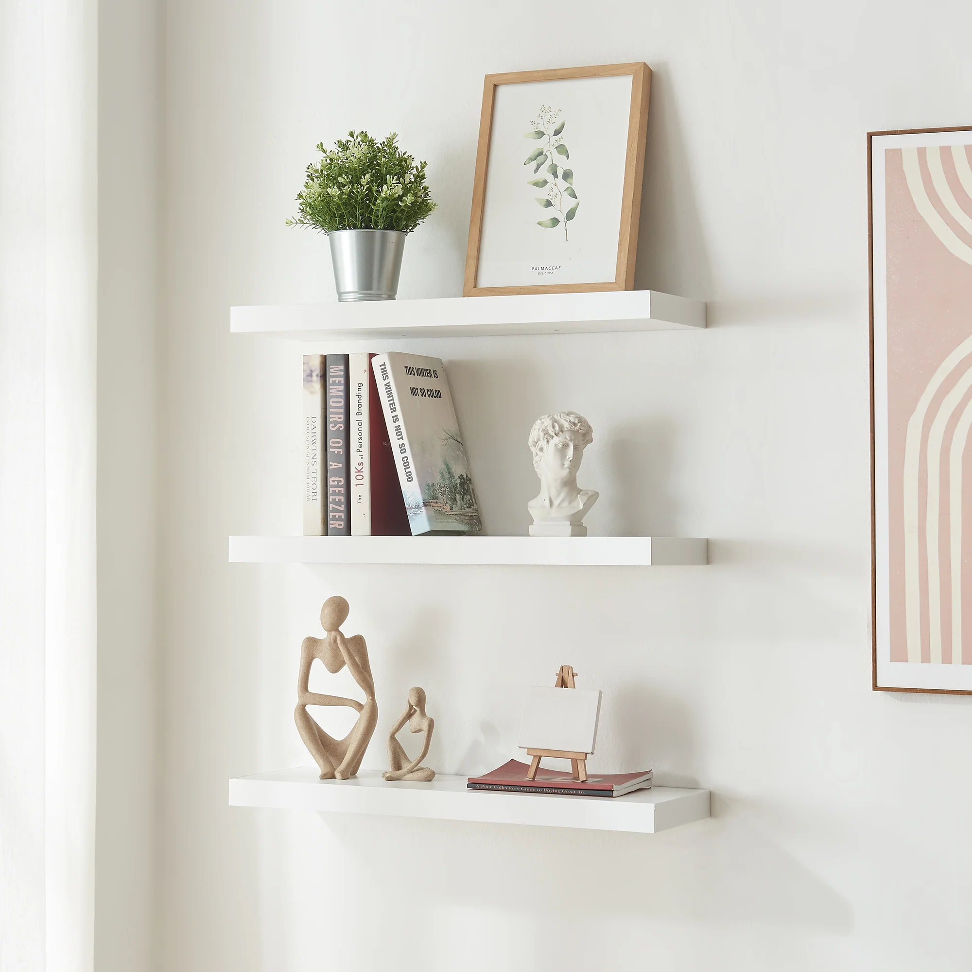 Wandplank Stranda set van 2 of 3 [en.casa] - Image 8