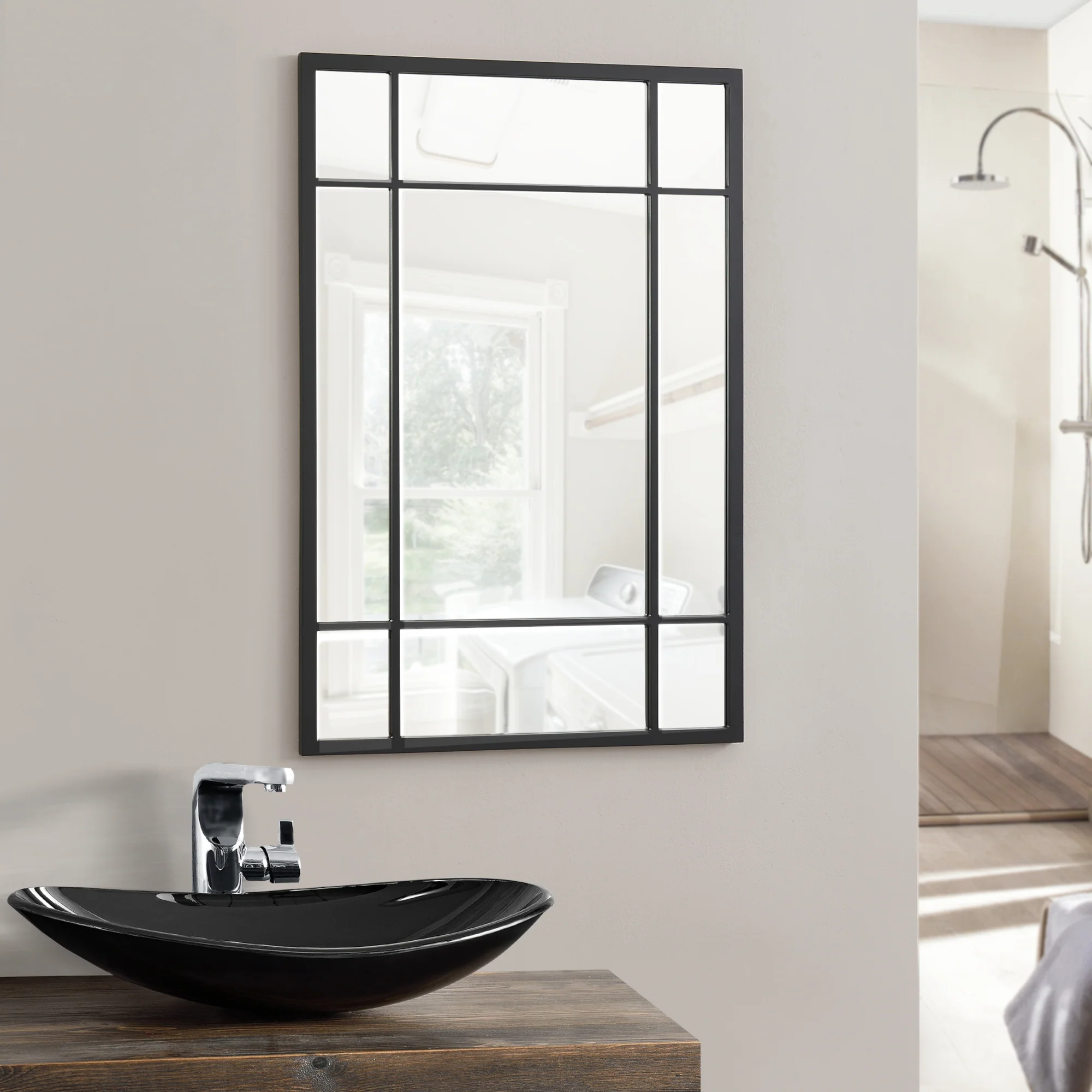 [en.casa] Spiegel Colobraro hangend 90x60 cm - 2 varianten