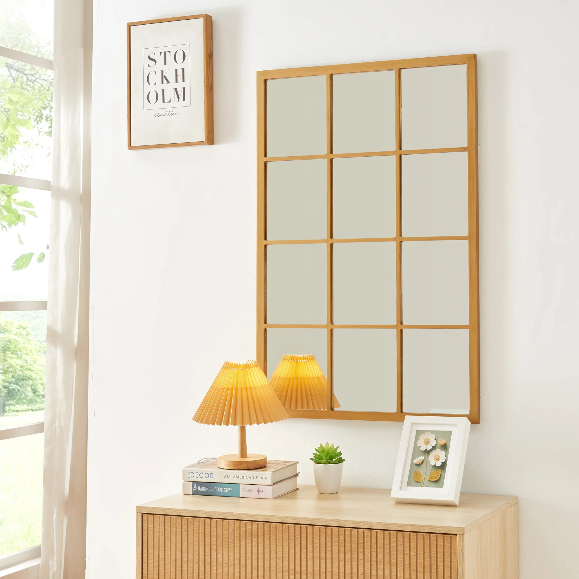 [en.casa] Spiegel Cupello hangend 90x60 cm - 2 varianten - Image 2