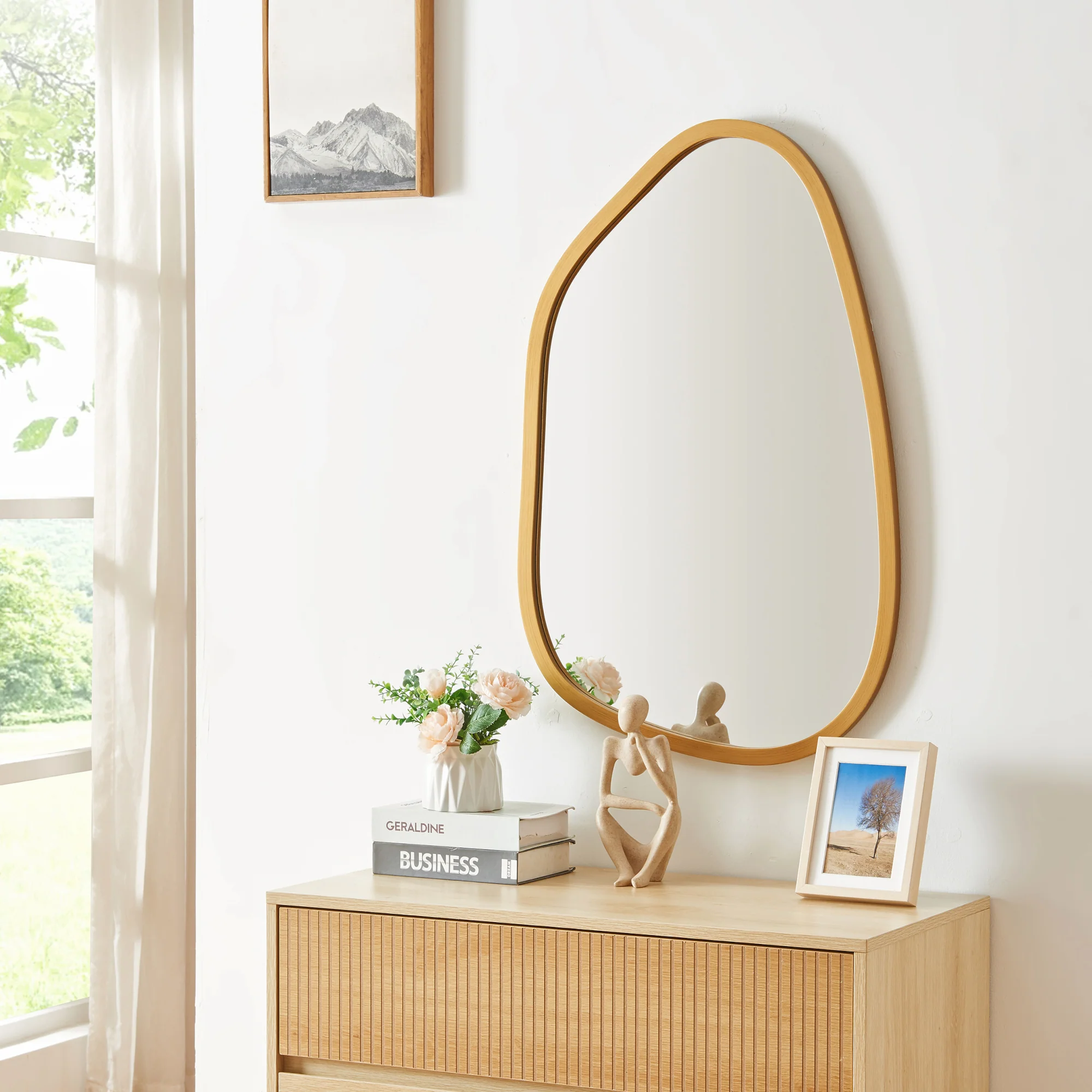 [en.casa] Spiegel Filiano hangend 80x58 cm - 2 varianten - Image 2