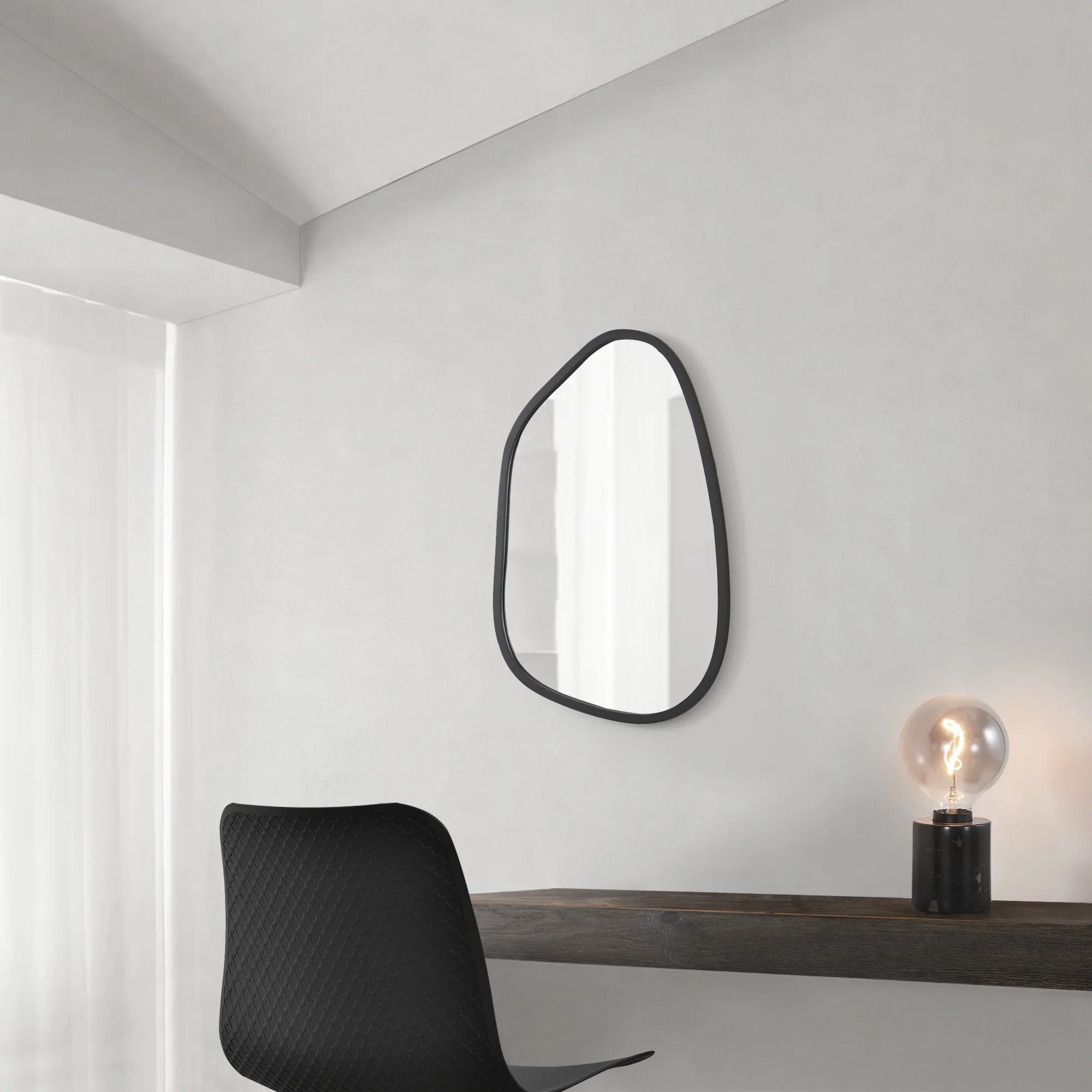 [en.casa] Spiegel Filiano hangend 80x58 cm - 2 varianten - Image 3