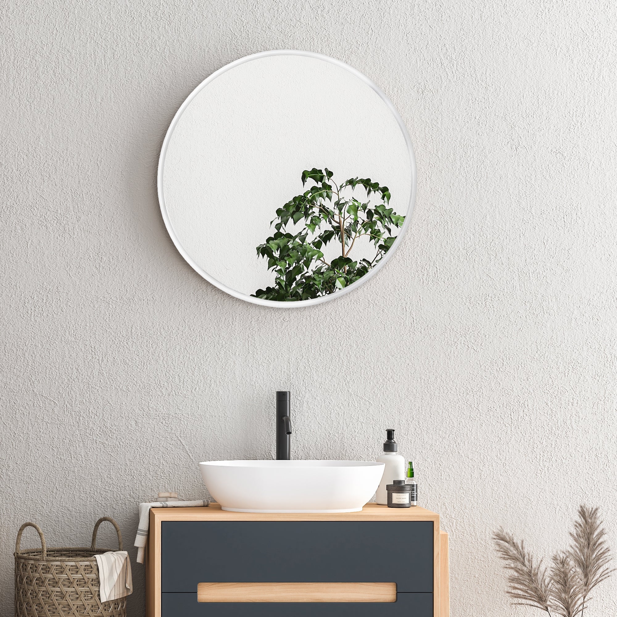 [en.casa] Spiegel Ordona hangend rond - 12 varianten - Image 2