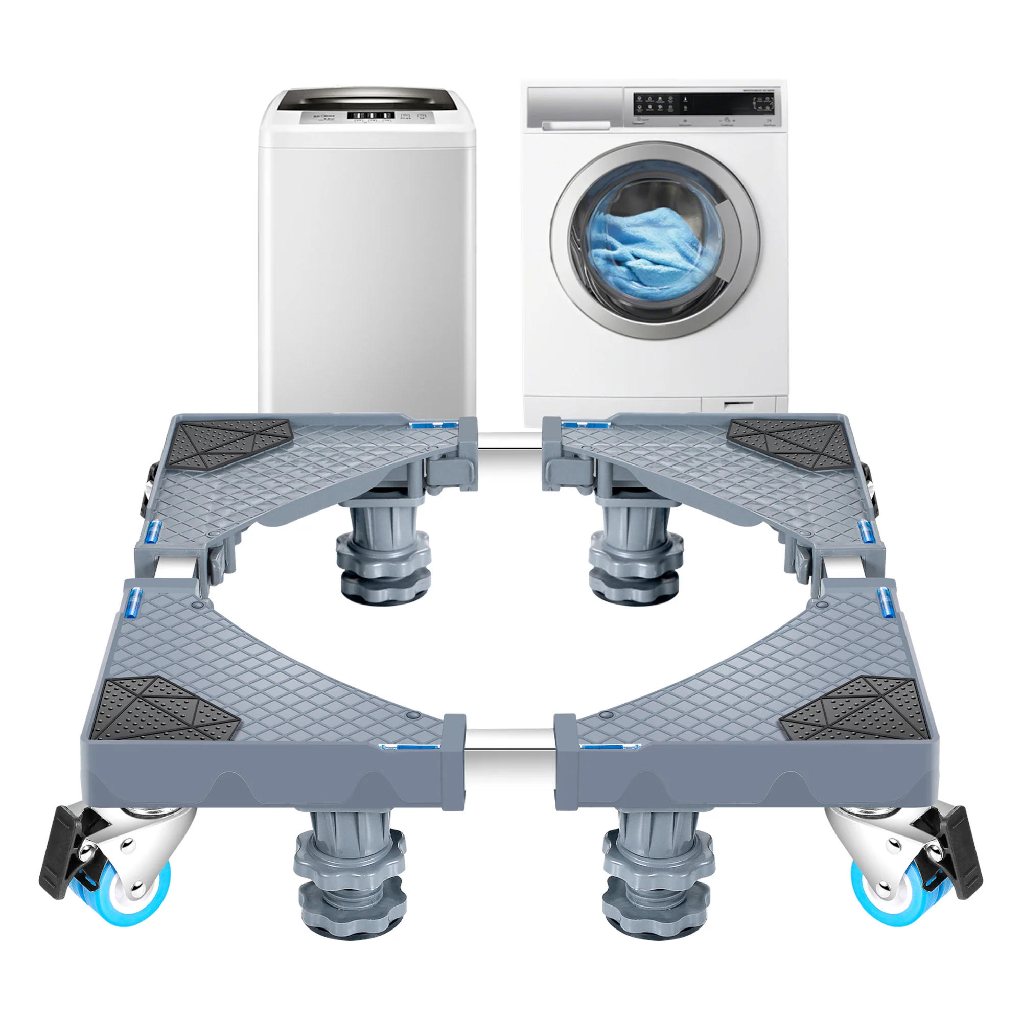 [en.casa] Wasmachine sokkel verhoger Kella verstelbaar - 2 varianten - Image 3