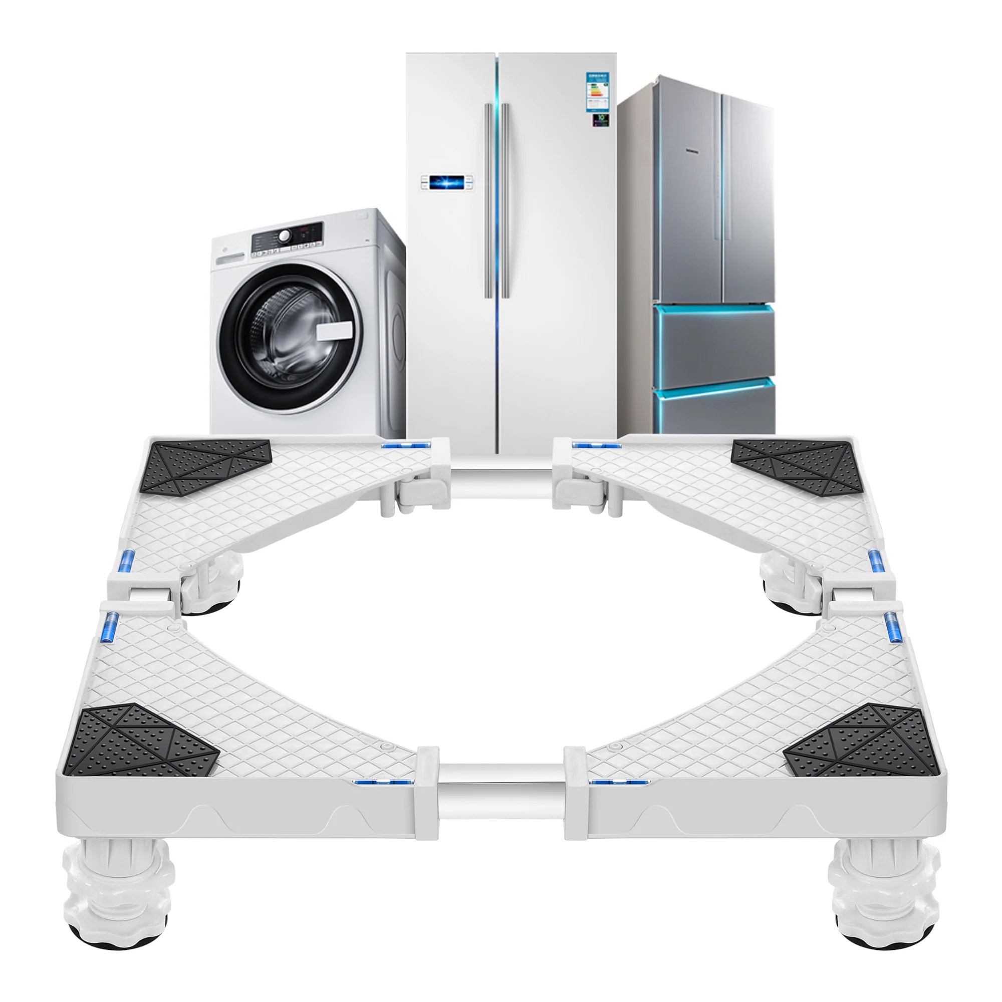 [en.casa] Wasmachine sokkel verhoger Marklohe tot 300 kg verstelbaar - 2 varianten - Image 2