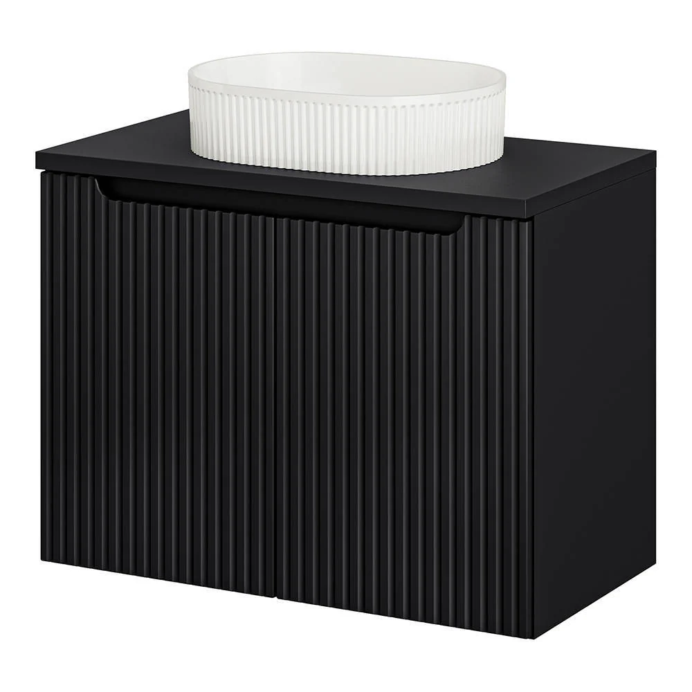 Wastafelonderkast met wastafel Newport Black [en.casa] - Image 4