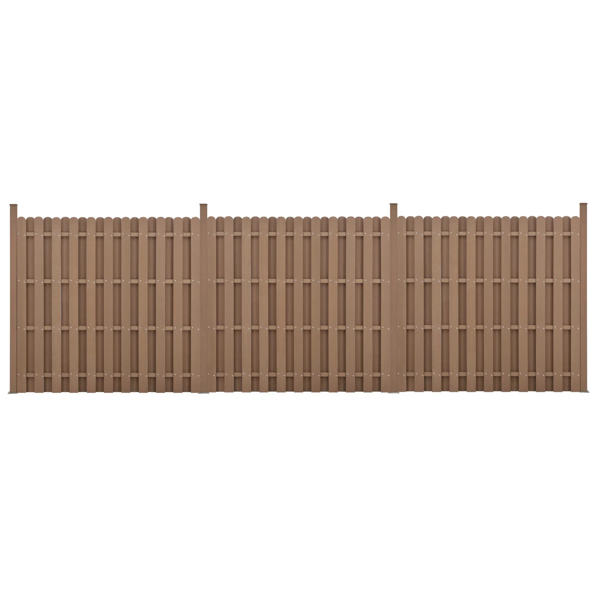 WPC Schuttingpaneel 11 plaatjes met palen - verschillende kleuren en maten - Image 4