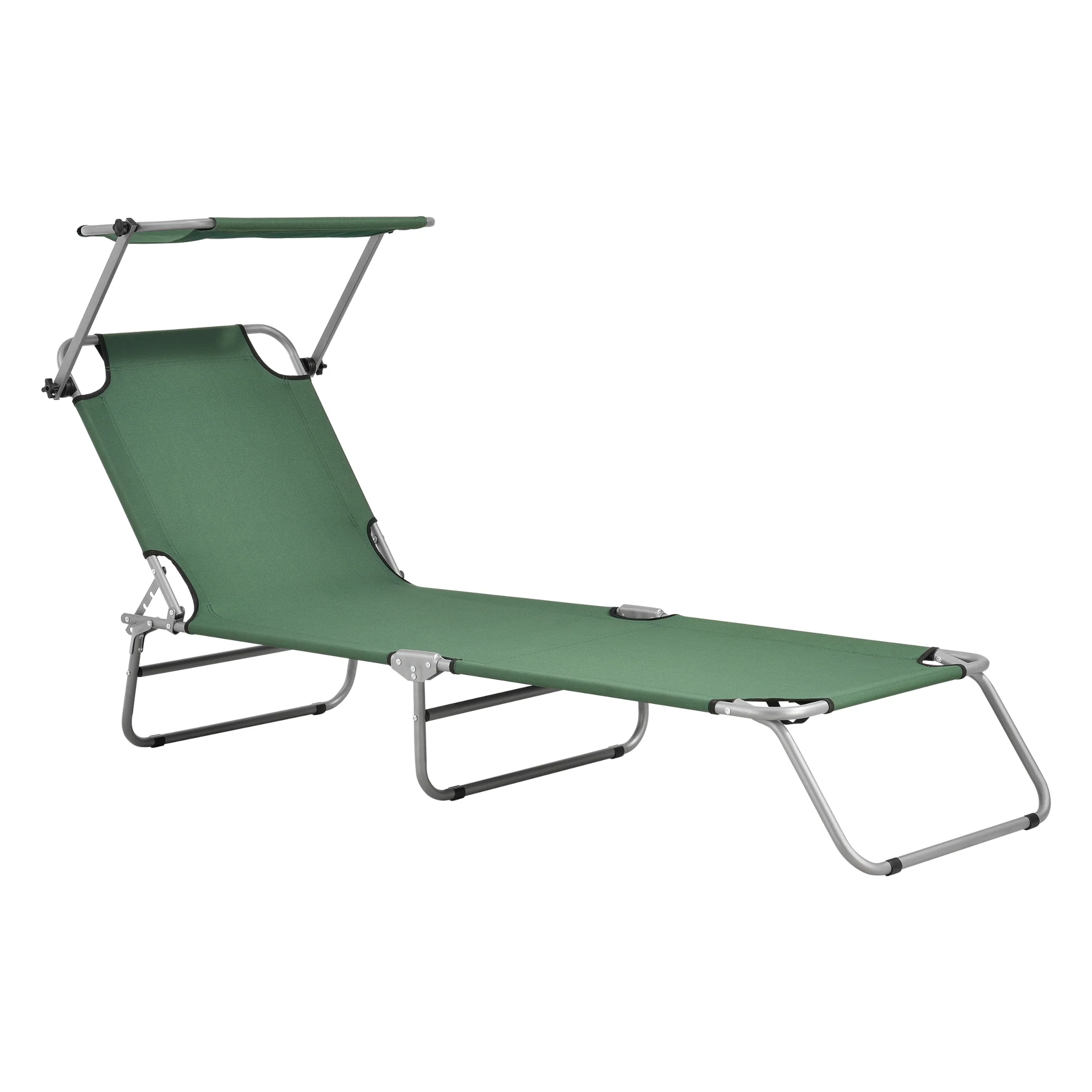Ligbed met luifel Argozelo 186x55x24 cm casa.pro - Image 3